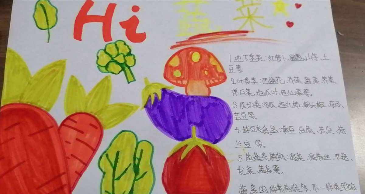 蔬菜种植小报模板(蔬菜种植小报模板图片大全)