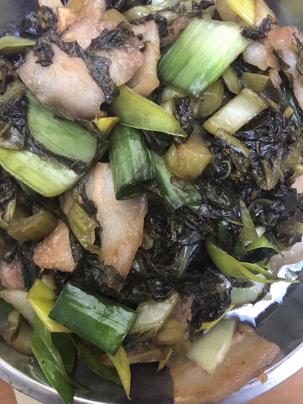 爆腌芥菜(爆腌芥菜丝的做法)