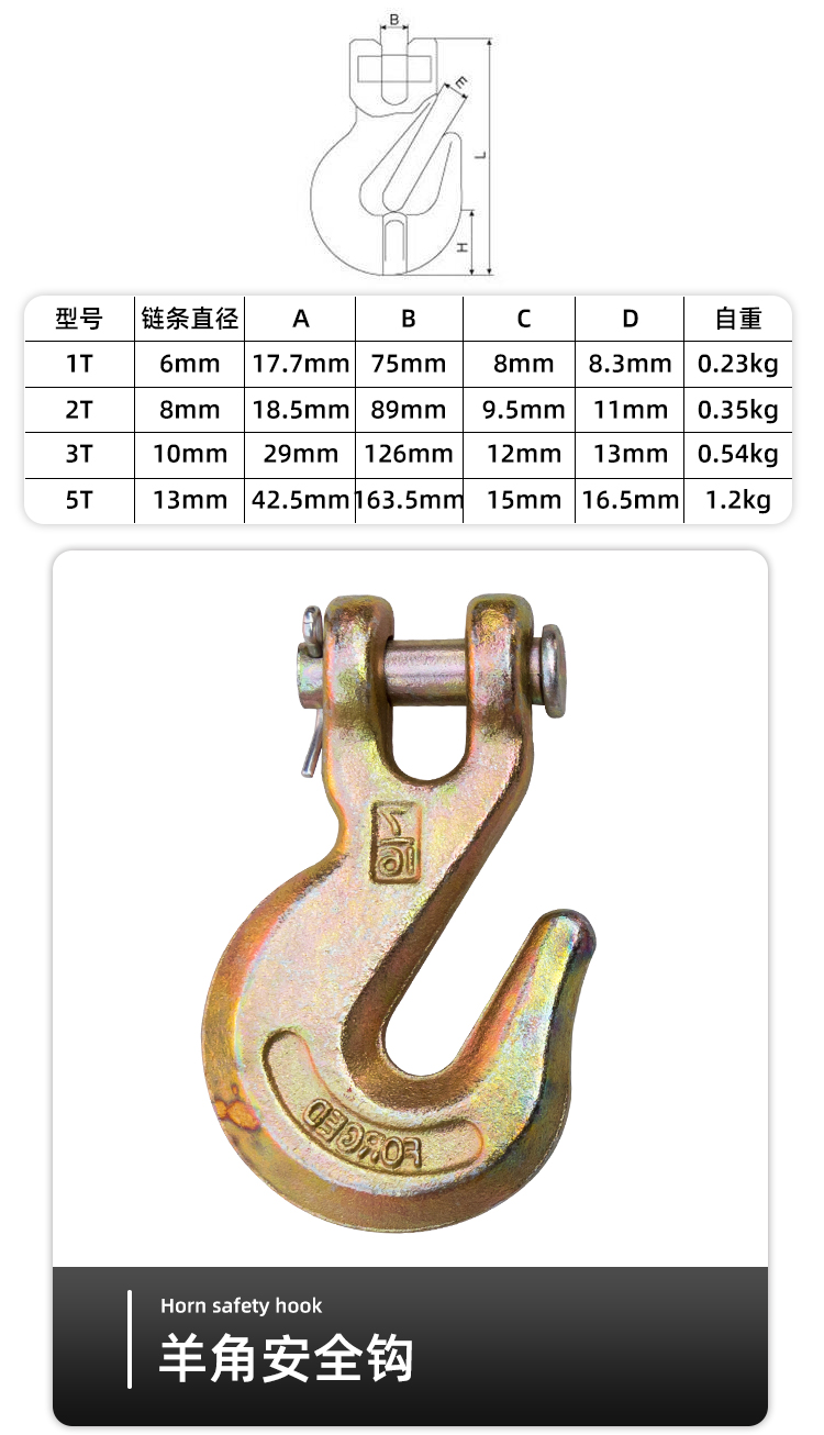 吊钩种类及用途(吊钩种类及用途介绍)