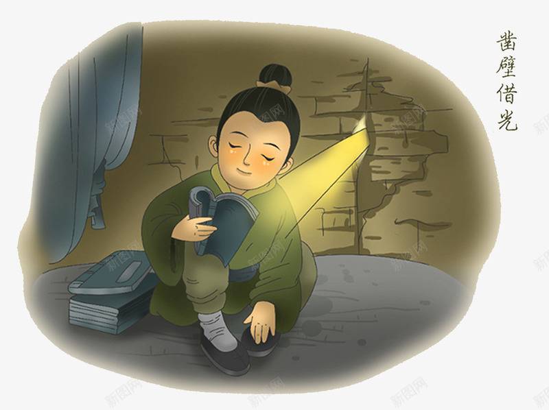 凿壁借光的历史故事(凿壁借光的历史故事100字)