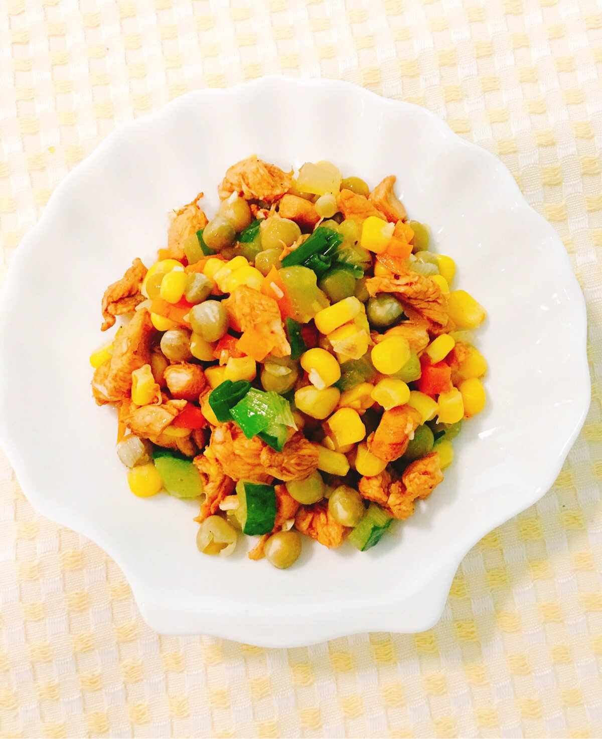 宝宝青豆玉米(玉米丁胡萝卜青豆鸡丁)