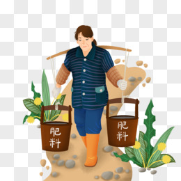 施肥卡通图片(施肥的简笔画图片大全)