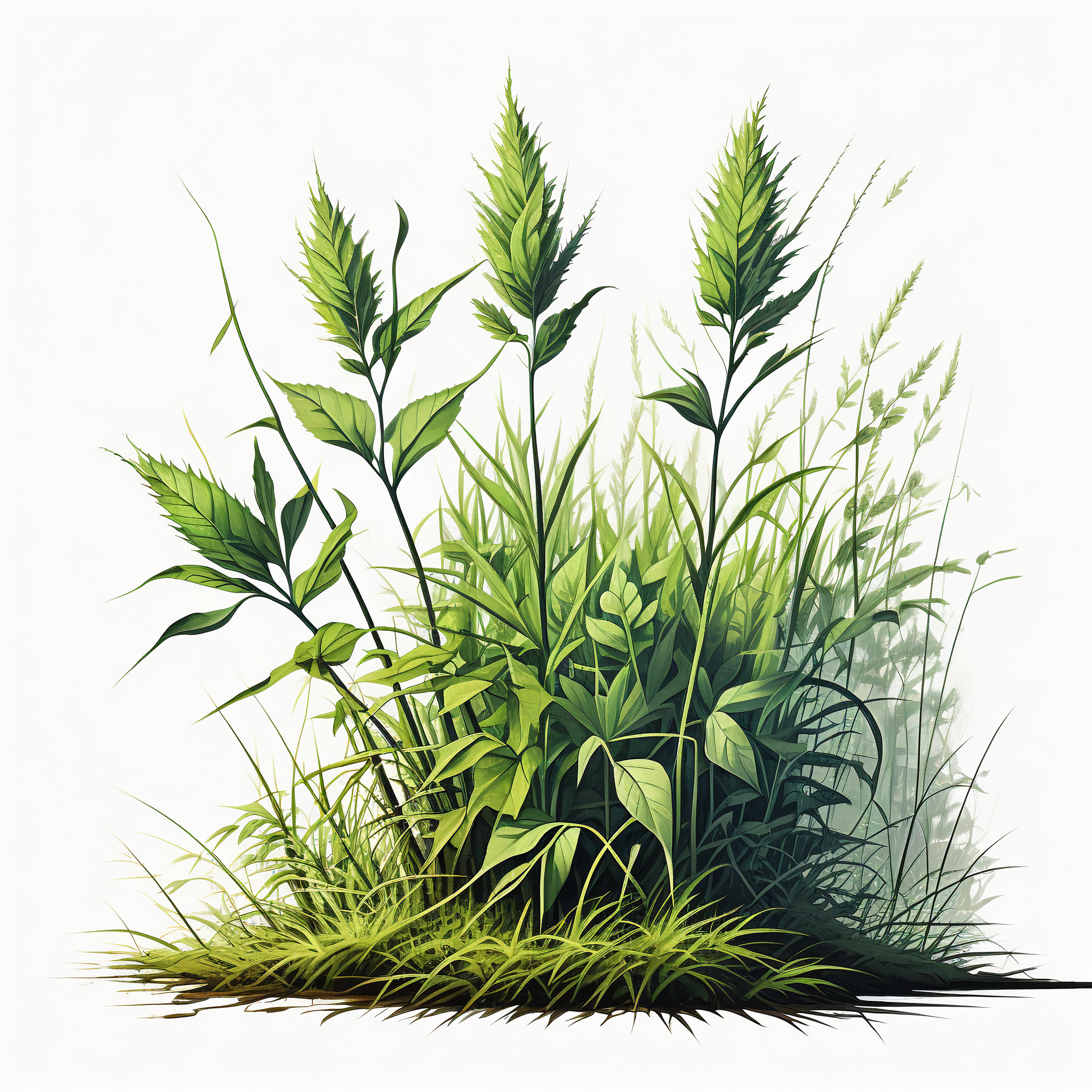 草抽象画(抽象画草原)