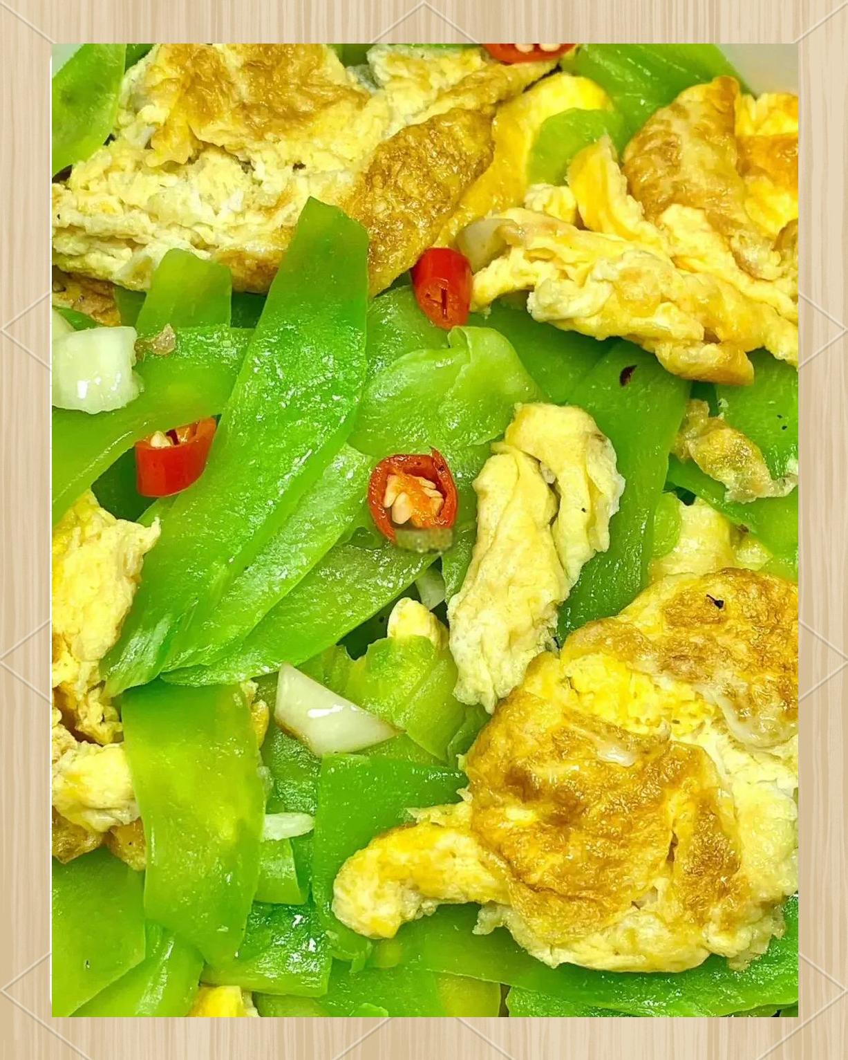 莴苣炒鸡蛋怎么炒(莴笋炒鸡蛋怎么炒好吃窍门)