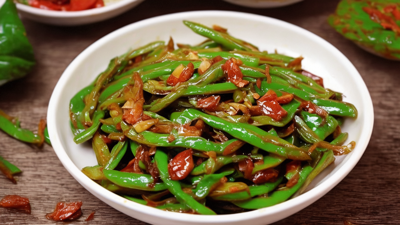 炒豆角几分钟(蒜苗炒豆腐干的家常做法)