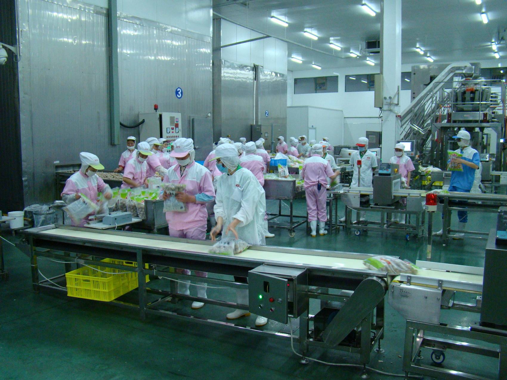 食品工厂生产车间(食品工厂生产车间平面布置图)